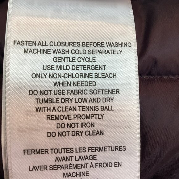 Tumi Down Quilted Womens M Puffer Vest Nylon Black - Picture 13 of 16